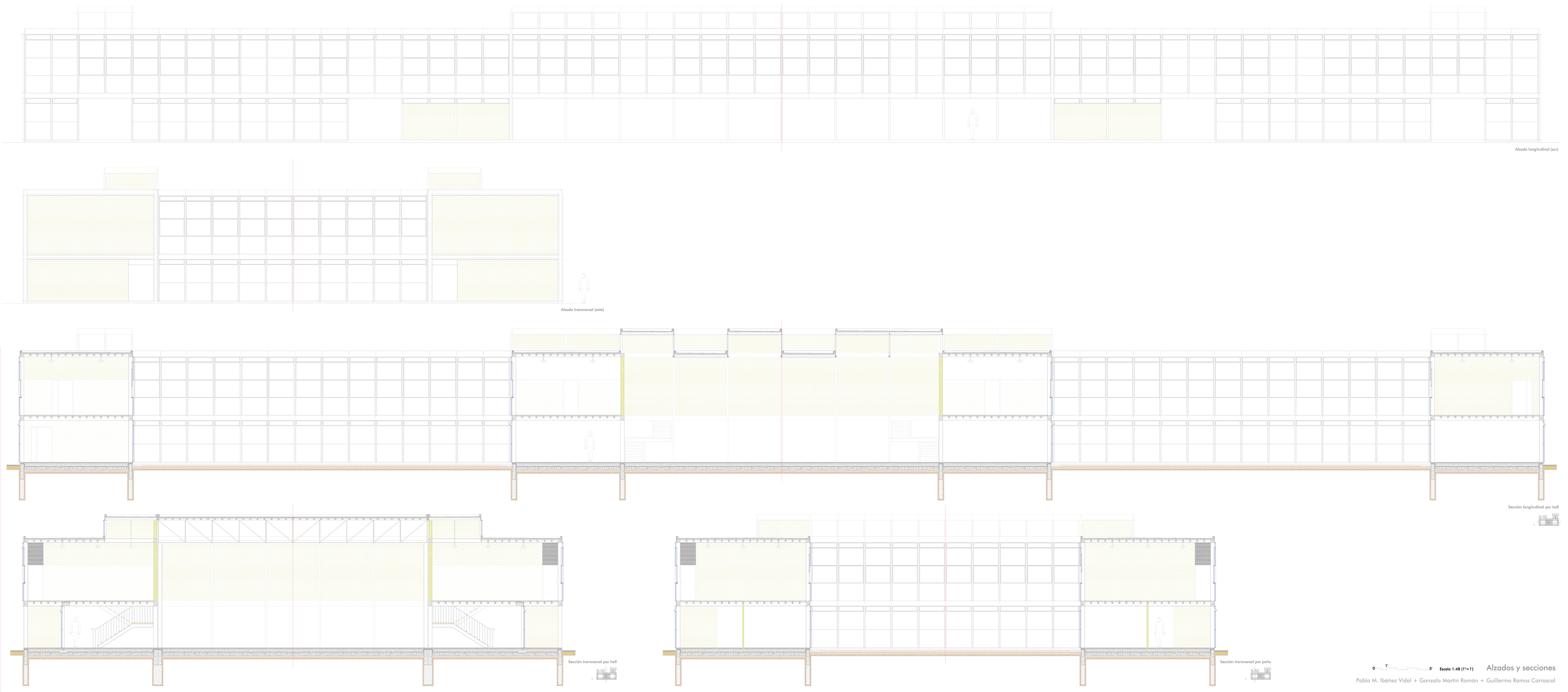 Smithson, Hunstanton, plantas, secciones, plants, cuts, sections, elevations,historia,construccion,construction,axonometria