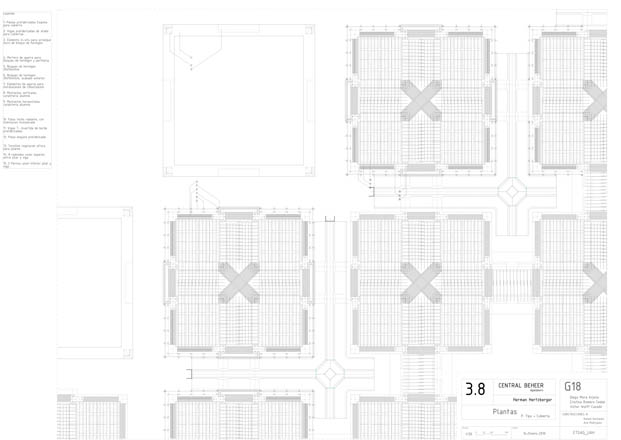 Heztberger,centraal beheer, plantas, secciones, plants, cuts, sections, elevations,historia,construccion,construction,axonometria