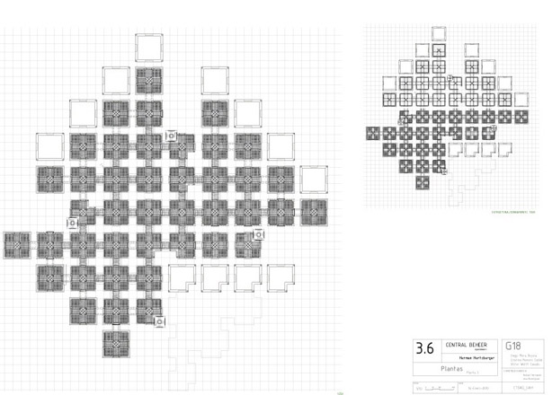 Heztberger,centraal beheer, plantas, secciones, plants, cuts, sections, elevations,historia,construccion,construction,axonometria