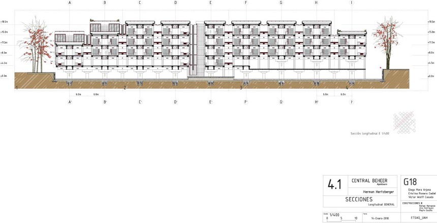 Heztberger,centraal beheer, plantas, secciones, plants, cuts, sections, elevations,historia,construccion,construction,axonometria