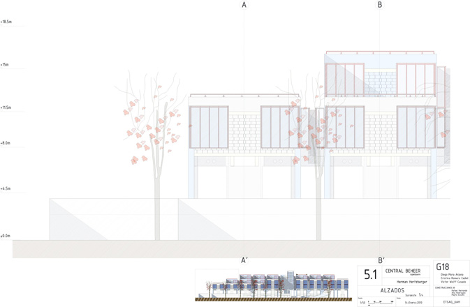 Heztberger,centraal beheer, plantas, secciones, plants, cuts, sections, elevations,historia,construccion,construction,axonometria